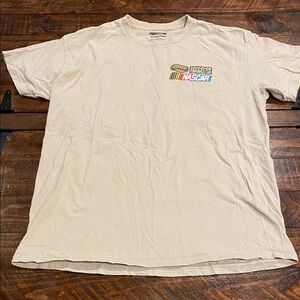 Nascar Beige Short Sleeve Tee